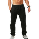 Breathable Cotton Linen Summer Pants for Men Casual Style