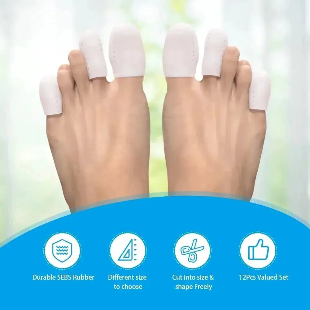 Breathable Gel Toe Covers For Ingrown Toenail Relief