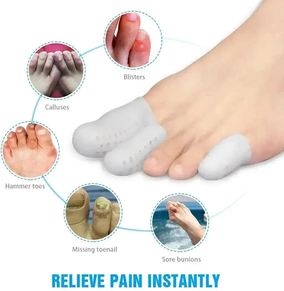 Breathable Gel Toe Covers For Ingrown Toenail Relief