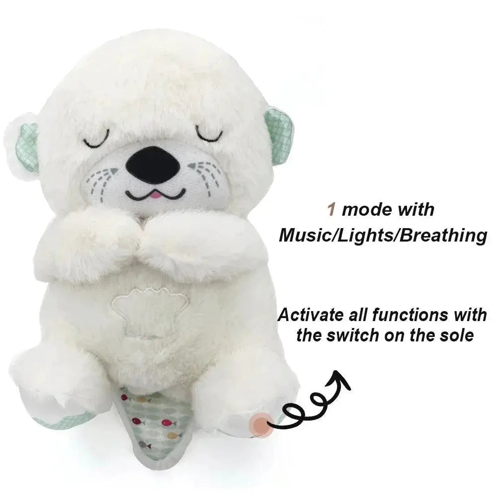 Breathing Bear Soothing Otter Plush Toy Sleep Aid Nighttime