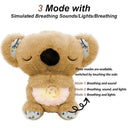 Breathing Bear Baby Soothing Otter Plush Doll Toy for Sleep
