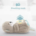Breathing Bear Baby Soothing Otter Plush Doll Toy for Sleep