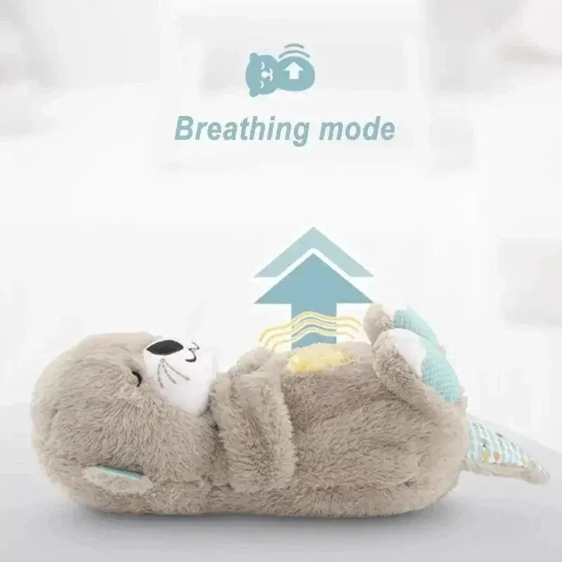 Breathing Bear Soothing Otter Plush Toy Sleep Aid Nighttime
