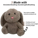 Breathing Bear Baby Soothing Otter Plush Doll Toy for Sleep