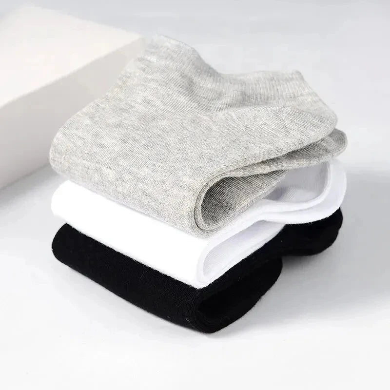 BreezeGuard Mens Polyester Boat Socks - Breathable All Day Comfort Everyday Wear