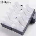 Breathable Men's Boat Socks For Day Wear