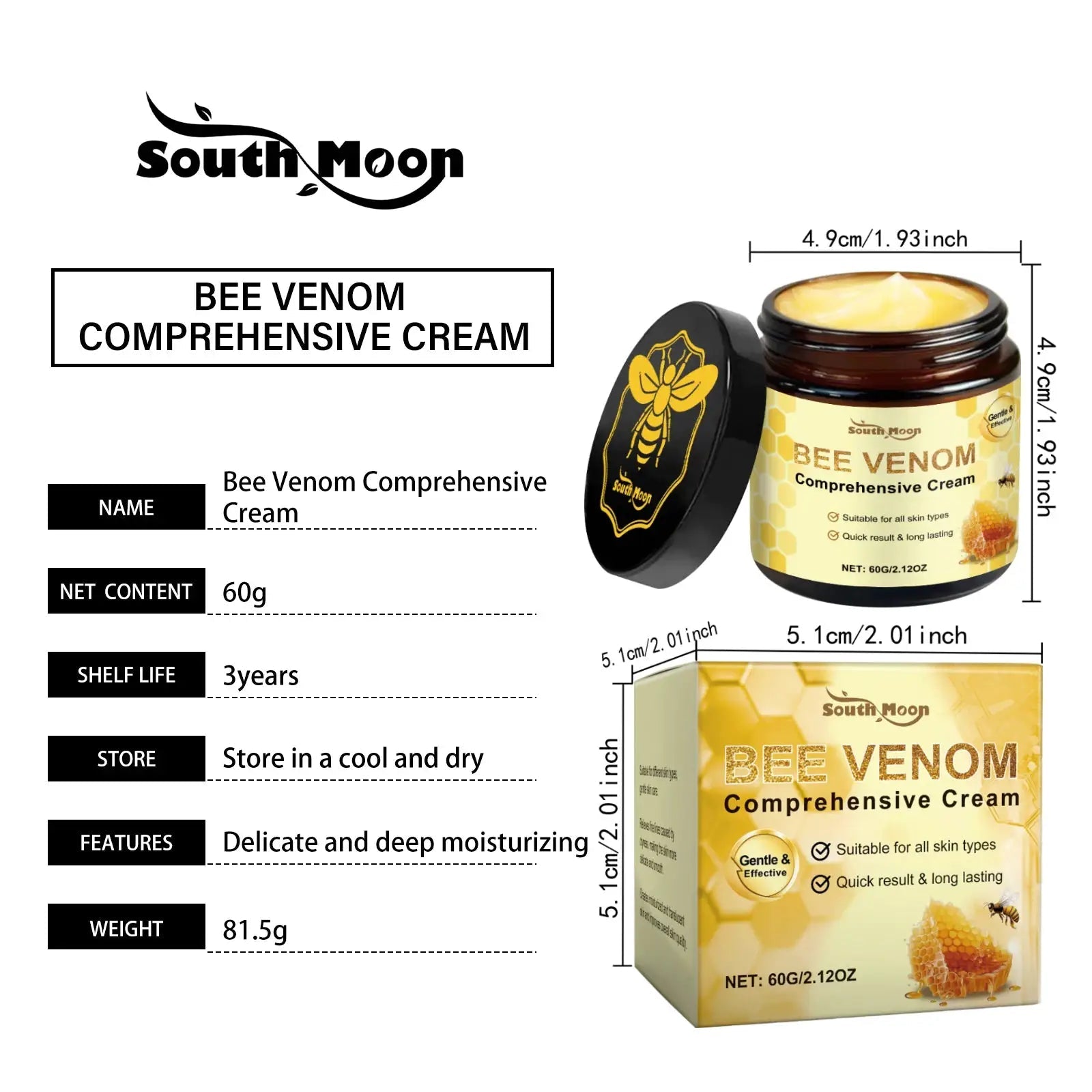 Brightening Bee Venom Cream For Face