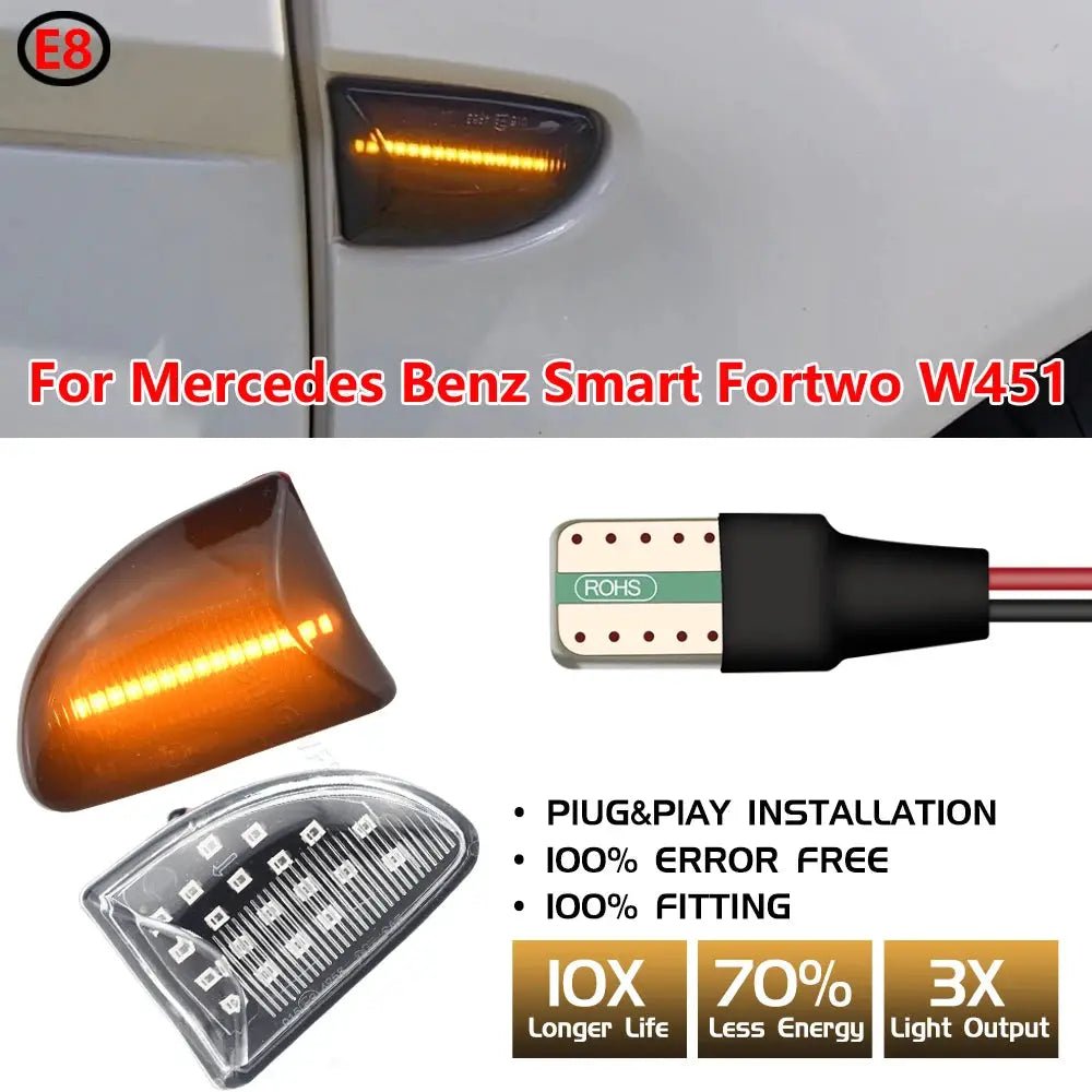 Brighter LED Side Marker for Fortwo