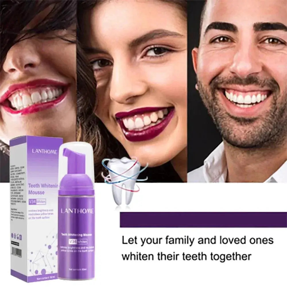Brighter Smile Teeth Whitening Mousse for Fresh Breath