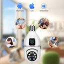 Color Night Vision Bulb Camera for Home