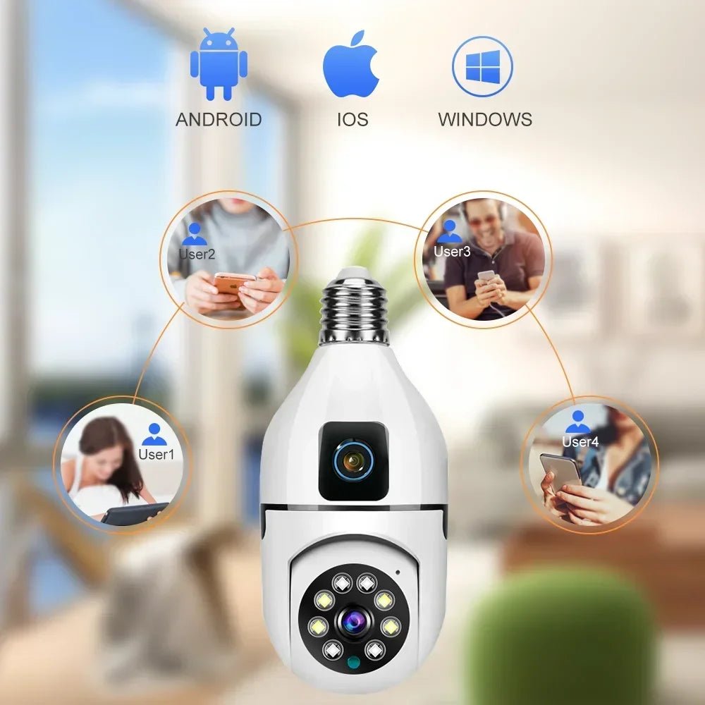 Color Night Vision Bulb Camera for Home — product view 14
