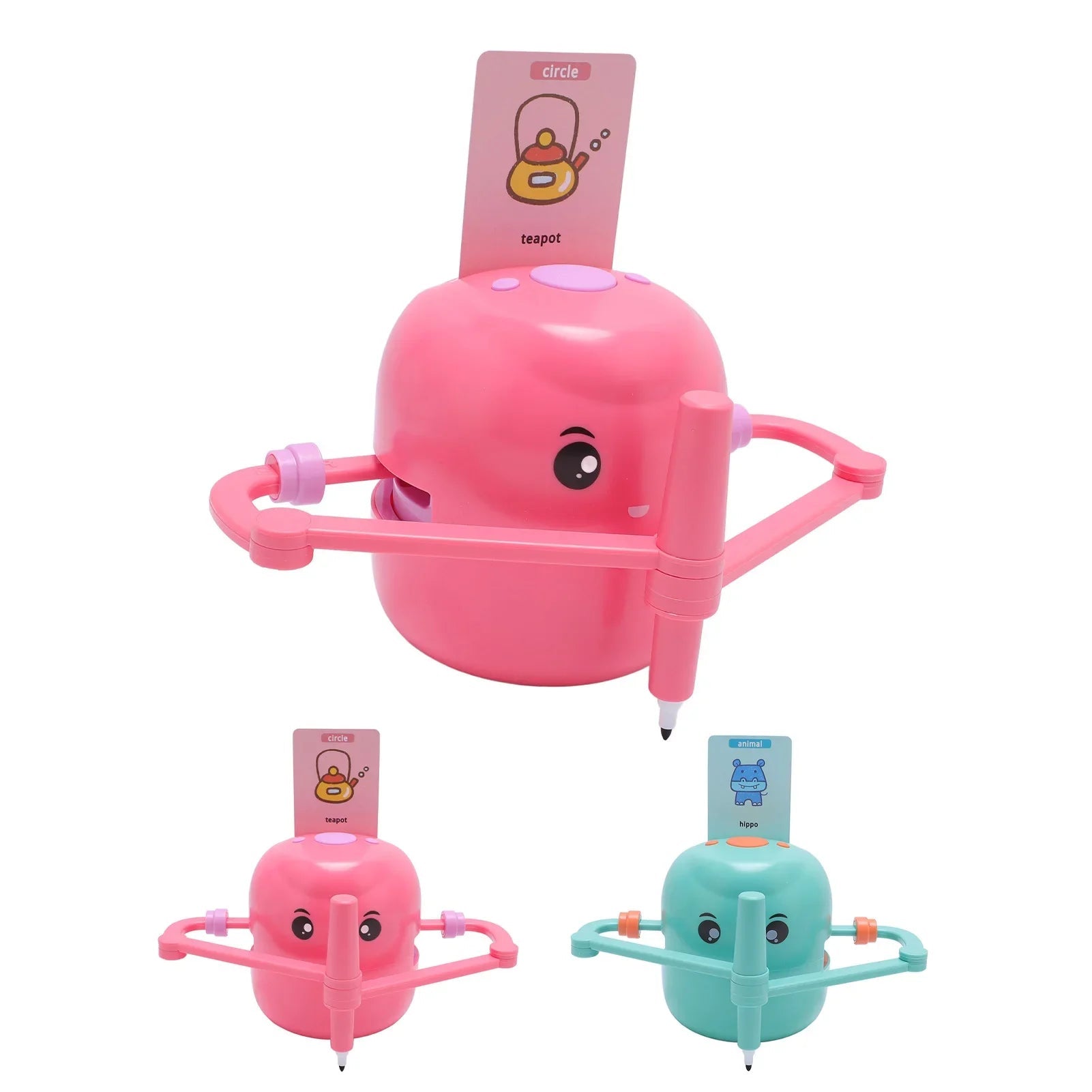 BrightPlay Smart Painting Robot Mini - No Screens Required for Creative Art Time