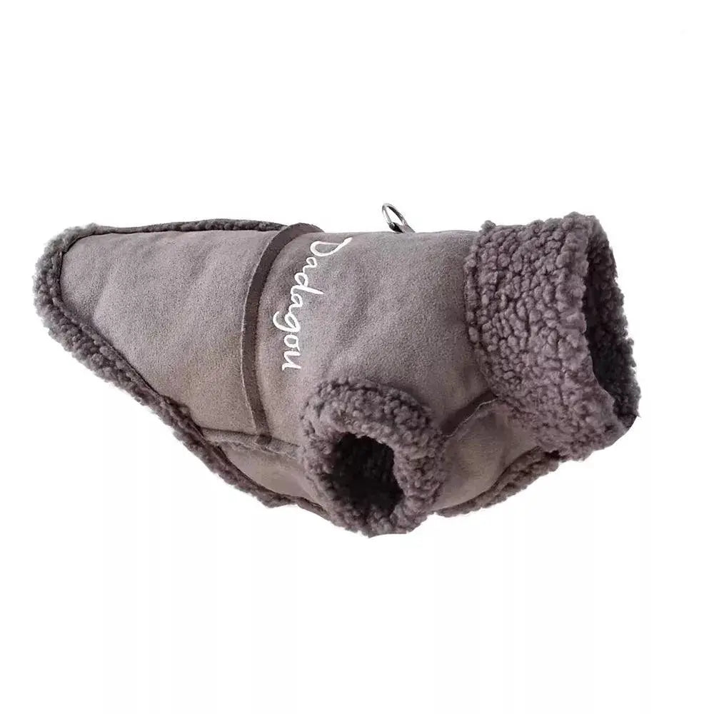 British Style Dog Jacket Cozy Winter Wear For Small Dogs
