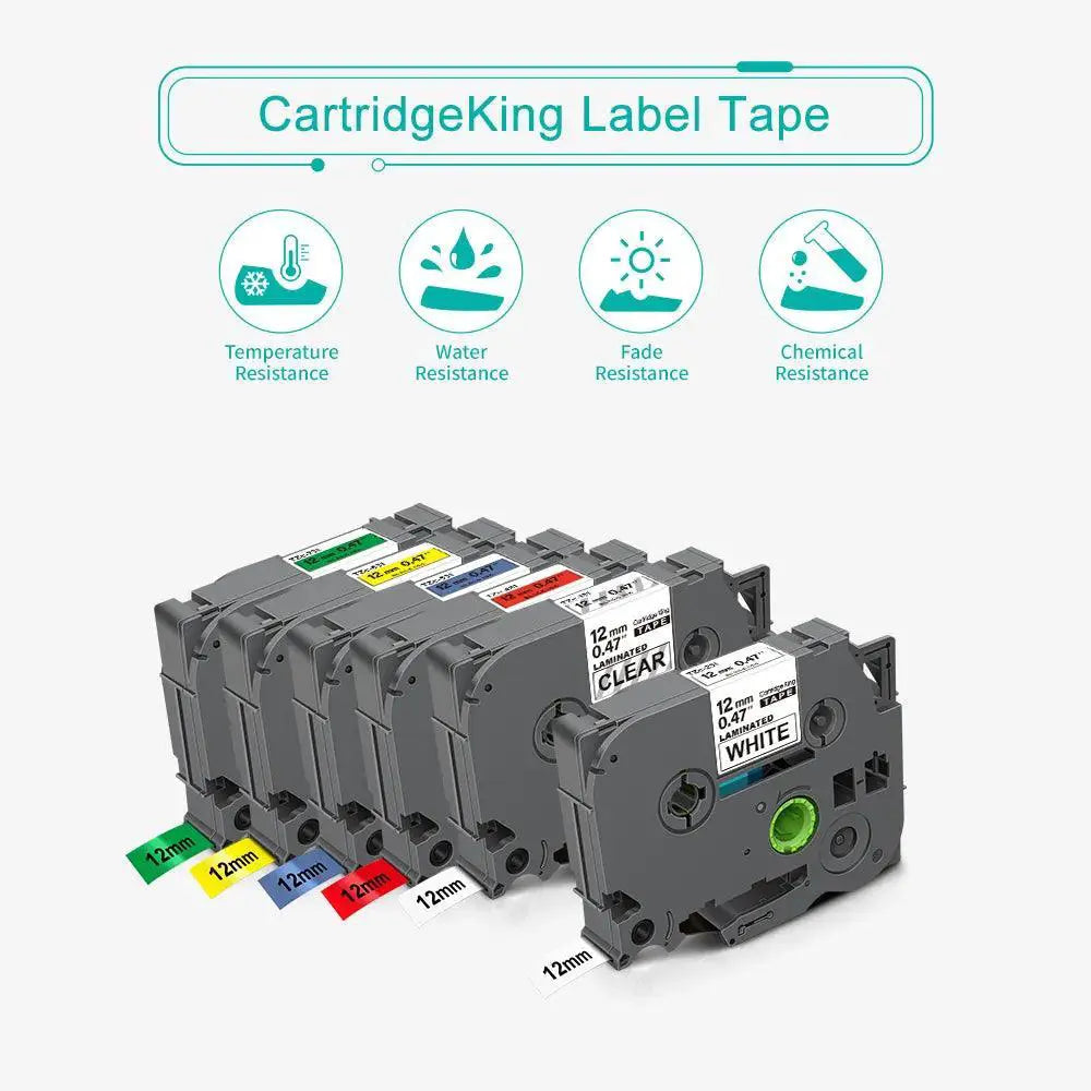 Brother Label Maker Tape Waterproof for Professional Labels
