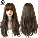 Brown Ash Deep Wave Lolita Wig Stylish Synthetic Hair