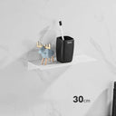 Brushed Gold Bathroom Storage Rack Stylish Wall Shelf Modern