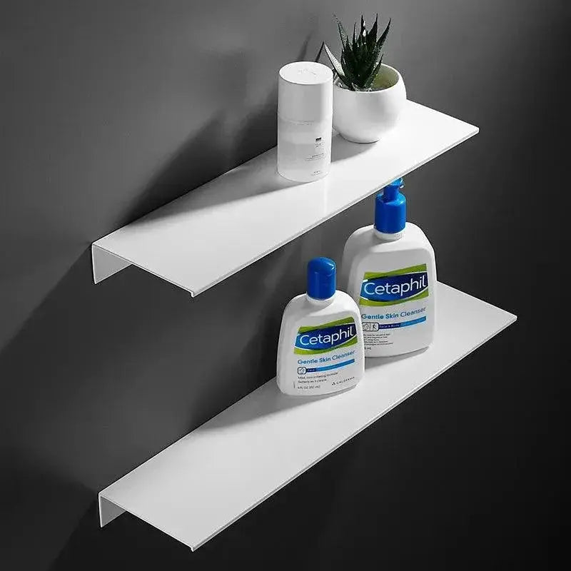 Brushed Gold Bathroom Storage Rack Wall Shelf Modern Stylish