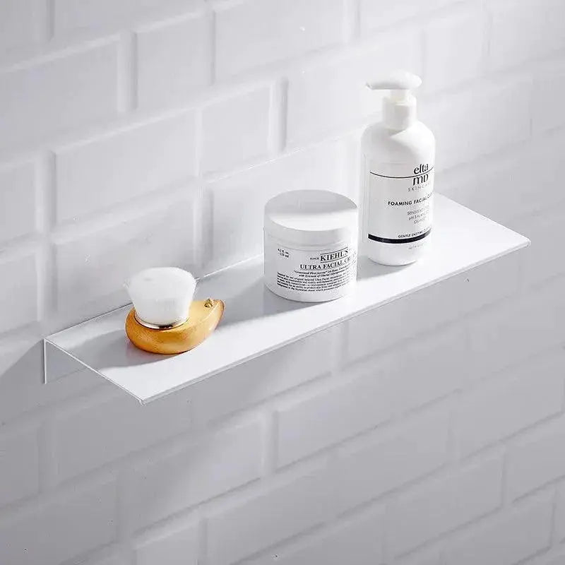 Brushed Gold Bathroom Storage Rack Wall Shelf Modern Stylish