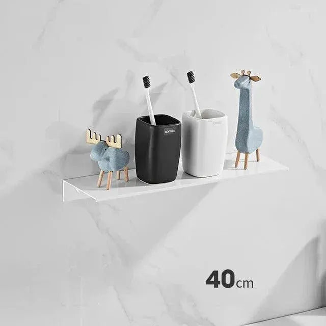 Brushed Gold Bathroom Shelf for Storage — product view 12