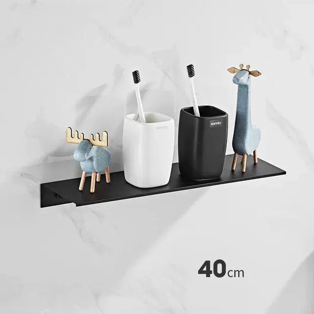 Brushed Gold Bathroom Shelf for Storage — product view 13
