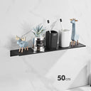 Brushed Gold Bathroom Storage Rack Stylish Wall Shelf Modern