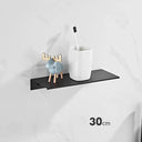Brushed Gold Bathroom Storage Rack Stylish Wall Shelf Modern