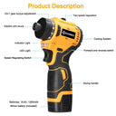 High Torque Cordless Screwdriver for DIY