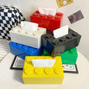 Building Blocks Tissue Box Organizer Modern Wall-Mounted Holder