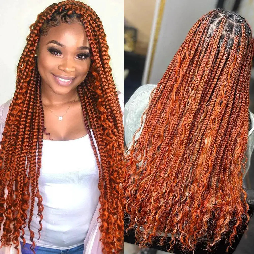 Brazilian Remy Deep Wave Hair Extensions Grey Ginger Brown