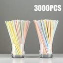 Bulk Colorful And Black Drinking Straws For Weddings And Parties 50 To 3000 Pack