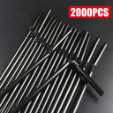 Bulk Colorful And Black Drinking Straws For Weddings And Parties 50 To 3000 Pack