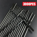 Bulk Colorful And Black Drinking Straws For Weddings And Parties 50 To 3000 Pack