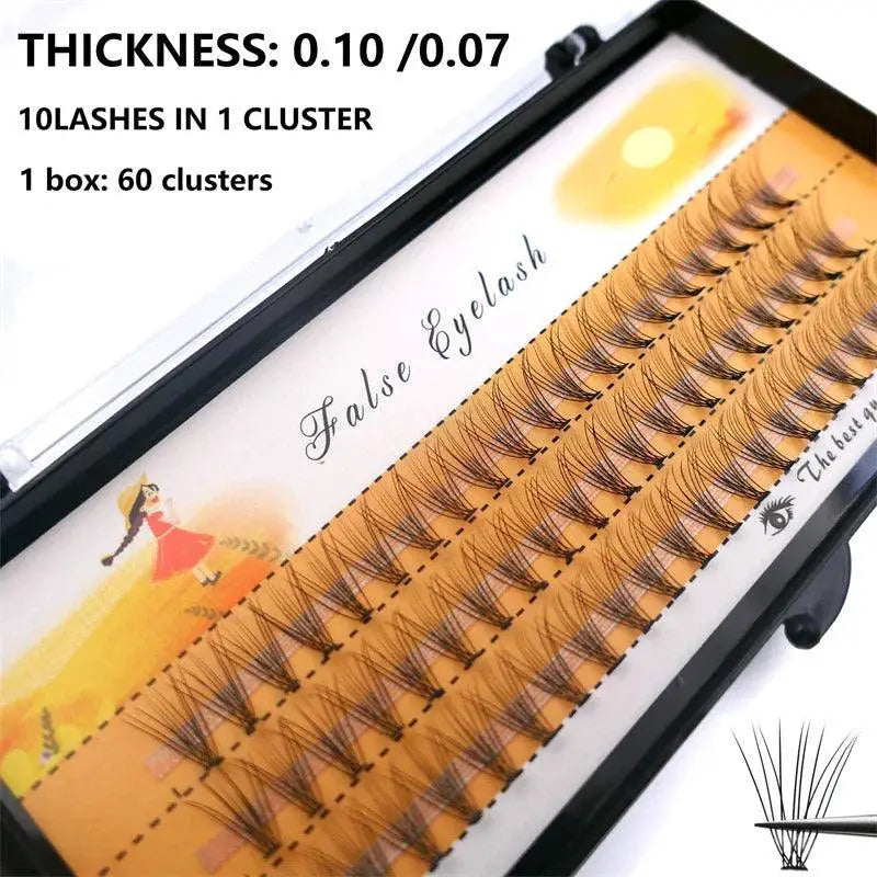 Bulk Pack Natural 3D False Eyelashes For Glamour 60 Pairs