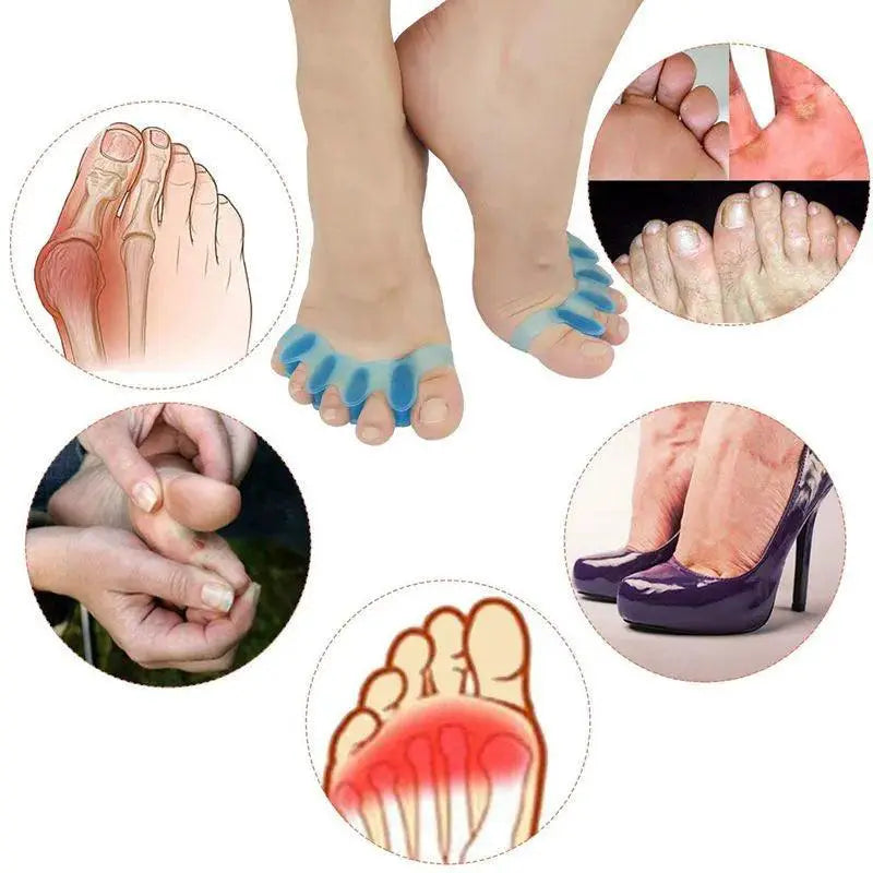 Bunion Relief Gel Toe Separator Set for Instant Foot Pain