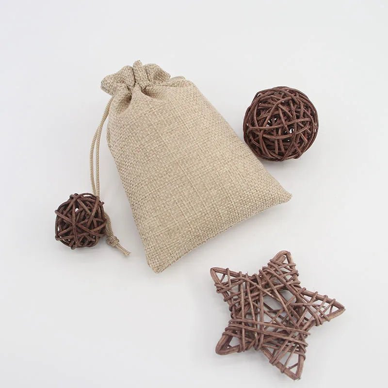 Burlaps Gift Drawstrings Bags Pack Of 10 Or 20 10x14cms 15x20cms 20x30cms Rustic