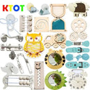 Busy Board Set for Toddlers - Fine Motor