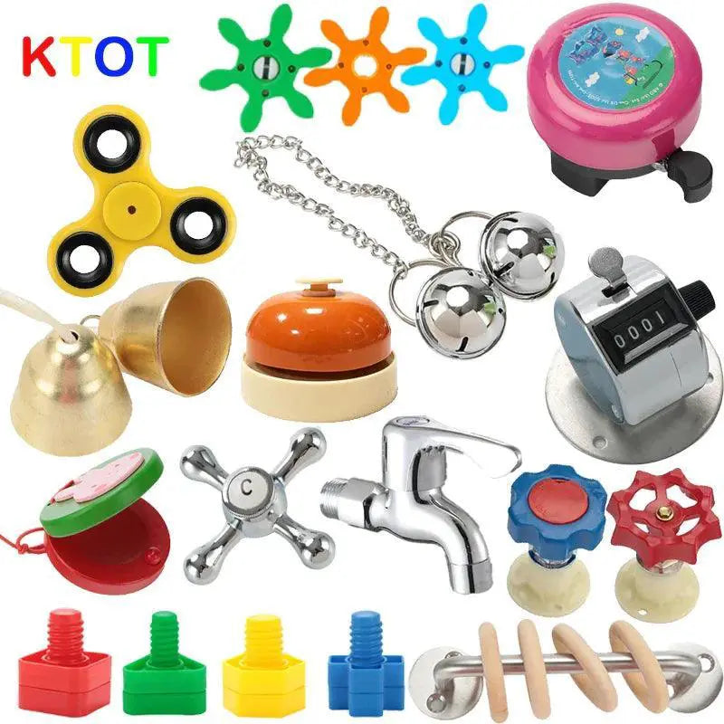 Busy Board Montessori Educational Toys For Baby Skills Fun