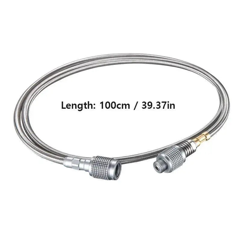 Butane Stove Adapter With Extension Hose For Camping