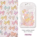 Butterfly Aurora Floral Resin Nail Art Kit Elegant DIY Sparkle