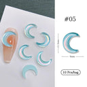 Butterfly Aurora Floral Resin Nail Art Kit Elegant DIY Sparkle