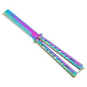Butterfly Knife Style Hair Comb for Training and Styling