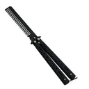 Butterfly Knife Style Hair Comb for Training and Styling