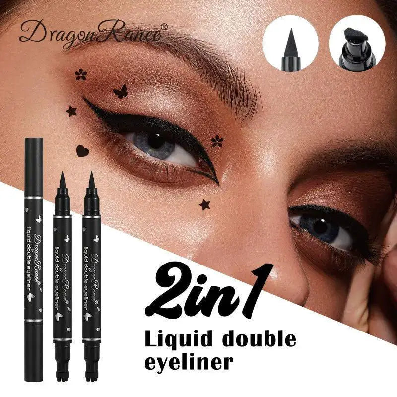 Butterfly Moon Stamp Eyeliner Duo Waterproof Quick Dry