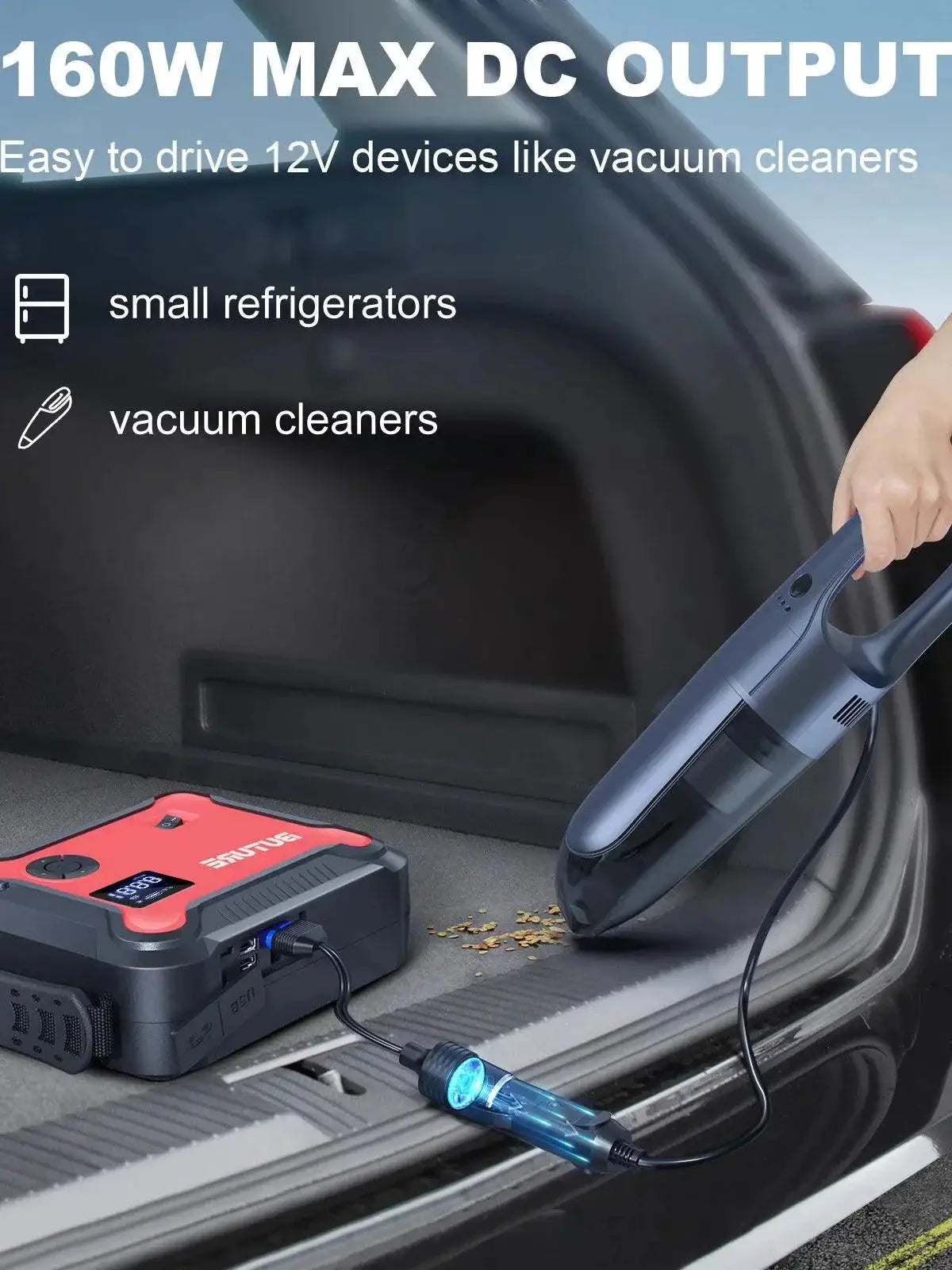 Buture All In One Car Jump Starter Tire Inflator Power Bank