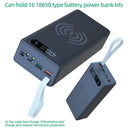 C16 USB Power Bank Case for 18650 Batteries Detachable