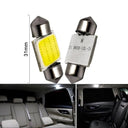 C5W LED White Festoon Bulbs Ultra Bright Car Reading Light