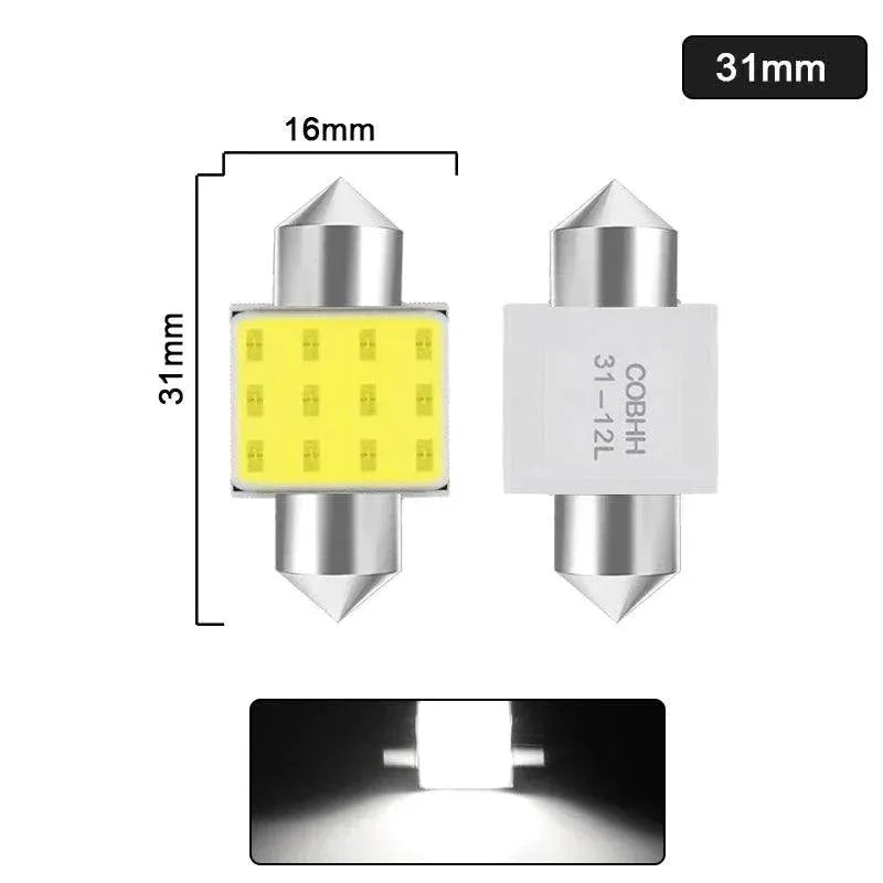 C5W LED White Festoon Bulbs Ultra Bright Car Reading Light