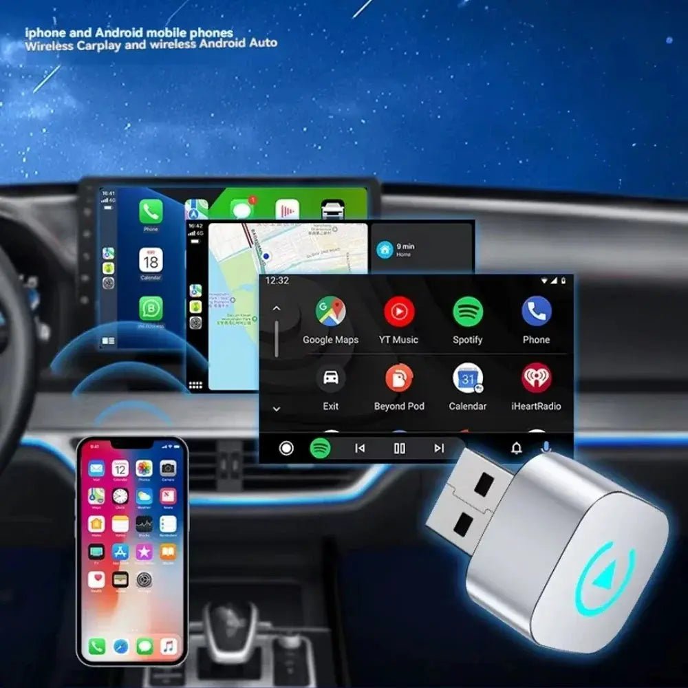 Cable-Free CarPlay Adapter for iPhone