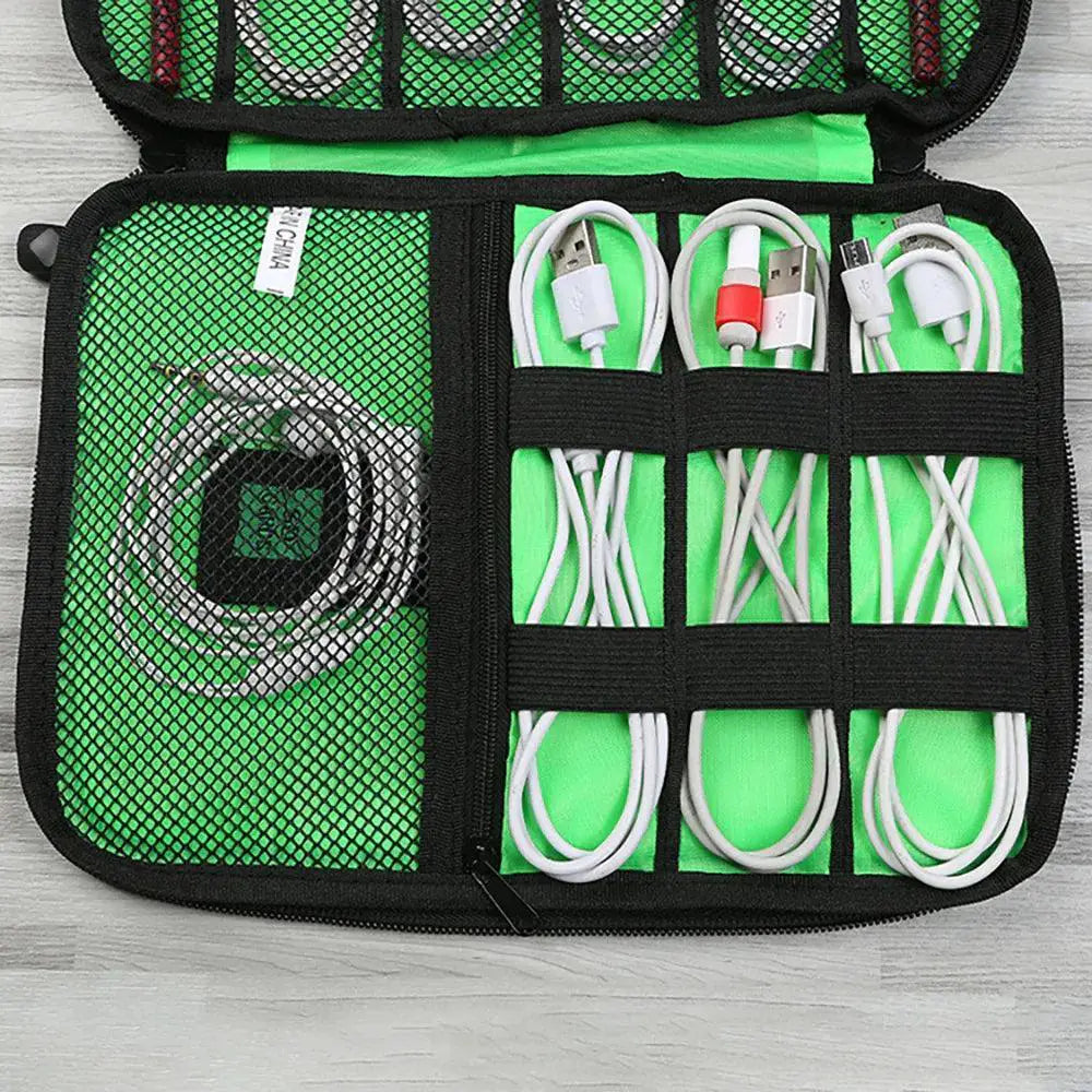 Cable Organizer Storage Bags System Kit for Travel Gadgets