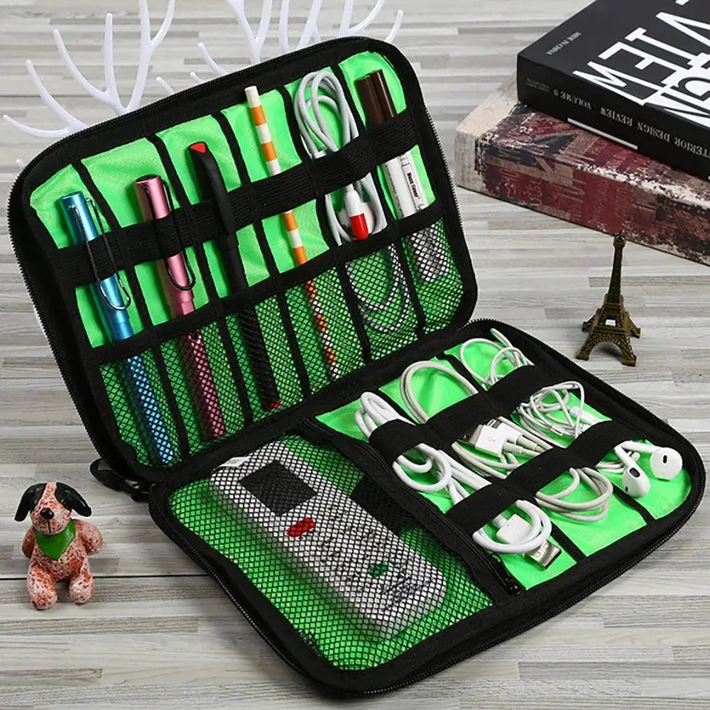 Cable Organizer Storage Bags System Kit for Travel Gadgets